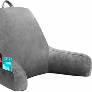 Giường TV <span class=keywords><strong>sofa</strong></span> tựa lưng đọc sách gối lớn giường còn lại gối đọc sách gối với cánh tay có thể tháo rời Bìa trở lại hỗ trợ đệm - Product Image 5