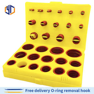 Kit de joints toriques <span class=keywords><strong>Michu</strong></span> 382 pièces en silicone, 30 tailles, joints en caoutchouc de haute qualité pour la réparation d'excavatrices, dans une boîte scellée - Product Image 3