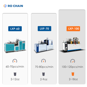 PE/PLA Coated Fully Automatic High Speed 2-18oz <strong>Paper</strong> <strong>Cup</strong> Making <strong>Machine</strong> With PLC Engine &amp; Pump-1 Year Warranty - Product Image 6