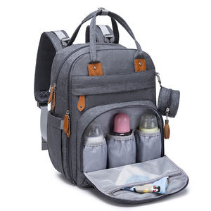 Sac à dos <span class=keywords><strong>de</strong></span> maman imperméable portable, grand sac à dos pour maman, lit bébé pliable, sac à langer, sac à dos <span class=keywords><strong>de</strong></span> voyage en Oxford 15 - Product Image 3
