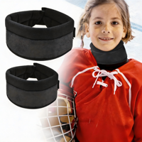 Protège-cou de hockey sur glace résistant aux coupures, réglable, en tissu Oxford, pour enfants, jeunes et adultes, équipement de sécurité sportive en gros