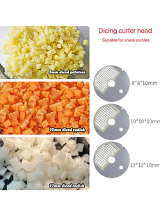 Machine à Trancher les Légumes Frais Portable de Haute Qualité, Nouvelle, Électrique, Automatique, Lames en Acier Inoxydable, 5 Pièces, pour la Maison - Product Image 4