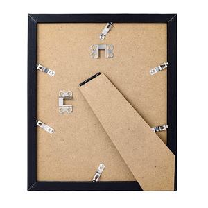 Rustik siyah ahşap resim çerçevesi desen HD pleksiglas fotoğraf çerçevesi duvar veya masa üstü ekran - Product Image 3