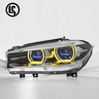 Faro Delantero LED LS Upgrade de 12 V y 6000 K para X5 F15 2014-2018, Nuevos Accesorios de Iluminación DRL Amarillos y Blancos