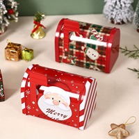 Boîte à biscuits de l'Avent en forme de boîte aux lettres pour Noël, pour ranger bonbons et cadeaux, décoration de Noël, conteneur scellé pour biscuits, en stock