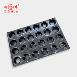 Bandeja <span class=keywords><strong>para</strong></span> Hornear de Acero Inoxidable de Grado Alimenticio de Alta Calidad a <span class=keywords><strong>Precio</strong></span> de Fábrica, Bandeja <span class=keywords><strong>para</strong></span> Muffins de 24 Tazas, Bandeja Redonda <span class=keywords><strong>para</strong></span> Hornear Cupcakes en Existencia - Product Image 1