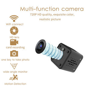 Meilleure Vente Mini WiFi WJ01 Caméra de Sécurité Intérieure HD 720P Sans Fil, Petit Design <span class=keywords><strong>Micro</strong></span> Objectif, Garantie 1 An - Product Image 5