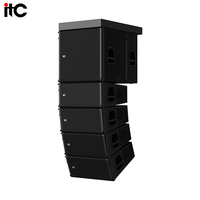 Enceinte active professionnelle de sonorisation de scène, type Line Array, avec aimant néodyme, construction métallique, coaxiale 13 pouces, son surround large bande