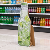 Panneau sandwich alvéolé imperméable, écologique, sans BPA, léger, pour affichage publicitaire suspendu avec impression UV