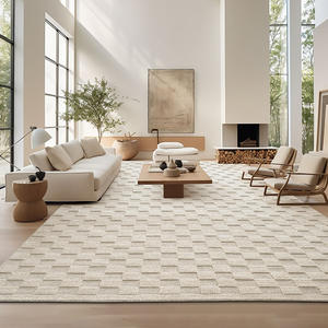 พรมปูพื้นห้องนอนทำมือจากโรงงาน ผ้าปูพื้นห้องนั่งเล่นสุดหรู ผ้าห่ม<span class=keywords><strong>ข้าง</strong></span><span class=keywords><strong>เตียง</strong></span> ไม่ต้องใช้กาว ป้องกันคราบ ชุดพรมปูพื้น<span class=keywords><strong>โต๊ะ</strong></span>กาแฟ - Product Image 4