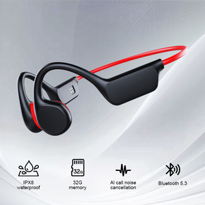 หูฟังออกกำลังกายแบบ Bone Conduction รุ่น X7 ราคาโรงงาน กันน้ำระดับ IPX8 หูฟังแบบ Open Ear สำหรับว่ายน้ำ หูฟังไร้สาย BT6.0 - Product Image 6