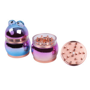 LC nuovi accessori per <span class=keywords><strong>il</strong></span> fumo rana a forma di <span class=keywords><strong>gatto</strong></span> placcatura di tabacco smerigliatrice fantasia in lega di zinco frantoio per negozio di fumo - Product Image 4