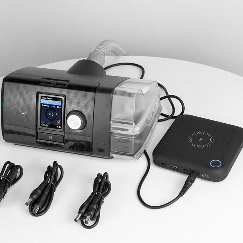 휴대용 Cpap 백업 배터리 24000Mah resmed Airmini Airsense 10 Cpap 기계 배터리 백업 캠핑 전원 은행