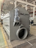 Équipement de filtration à tambour rotatif avec armoire de commande PLC et barre de pulvérisation autonettoyante pour les eaux usées des usines laitières et de boissons