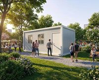 Maisons Conteneurs Préfabriquées de Luxe de 20 et 40 Pieds, Logements Modulaires Personnalisés, Conteneur d'Habitation Détachable, Couleur Personnalisée