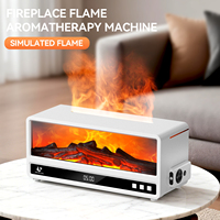 Diffuseur d'arômes intelligent USB électrique pour la maison, humidificateur d'air à flamme, avec minuterie, pour huiles essentielles, logo personnalisé, parfum d'ambiance, vente en gros