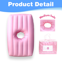 Lit gonflable avec trou pour femmes enceintes ou patientes de récupération Matelas pneumatique confortable BBL pour les soins de maternité