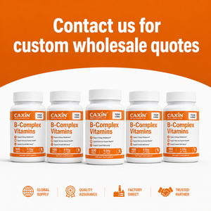Vitamin B-Complex <strong>Tablets</strong> <strong>Adult</strong> Nutrient Supplement with B1 B2 B6 Niacin Folic Acid Pantothenic Acid OEM ODM Private Label logo - Product Image 4