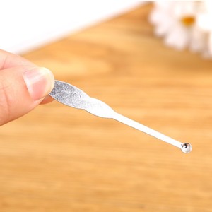 Factory Direct Silver Stainless Steel Metal Mini Earwax Cleaner Portable Ear <strong>Scoop</strong> 12pcs