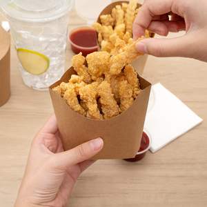 Boîtes à emporter en papier kraft recyclable très vendues pour pizza, sushi, gelée, salade, frites, pain, sucre, emballage - Product Image 6