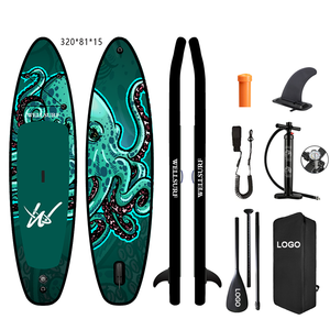 โรงงานขายส่งกระดานแพดเดิลบอร์ดเป่าลมขนาด 10.6'X32''X6'' แบบกำหนดเอง กระดานยืนพายแบบเป่าลม Spring Deer Inflatable Sup - Product Image 1
