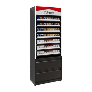 used cigarette gantry for sale Under Counter Cigarette Tobacco Pusher Shelves Gantry Gondola Wood Tobacco  Fixtures Drawer Sales Cigarette Display Cabinet
