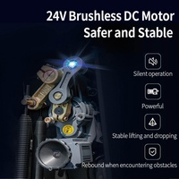 Barrière coulissante automatique durable Zhanjiang ZJ23 avec caméra de sécurité, système de stationnement, méthodes de contrôle multiples, acier galvanisé