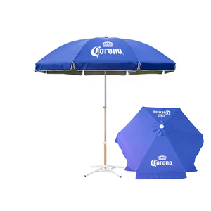 <span class=keywords><strong>Ombrellone</strong></span> da Spiaggia Promozionale Personalizzato con Stampa, Tessuto Impermeabile 210D Arancione Bianco <span class=keywords><strong>Blu</strong></span> Rosso, Telaio in Lega di Alluminio con Base - Product Image 3