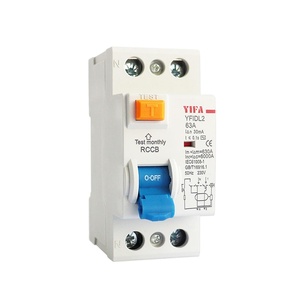 Interruptor <span class=keywords><strong>Diferencial</strong></span> RCCB YFIDL2 YIFA, Interruptor de Circuito en Miniatura, Operado por Corriente Residual, 2P CA 230V/400V 6kA 50Hz, Protección Contra Cortocircuitos - Product Image 1