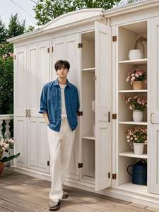 Systèmes de placards personnalisés, armoires de rangement modernes pour vêtements, ensemble de meubles de chambre à coucher, organisateur de placard, armoire - Product Image 2