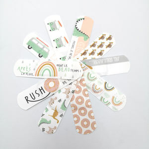 חבילת משפחה להקה סיוע מותאם אישית מודפס ילדים קריקטורה חמוד סרט תחרה חמוד - Product Image 5