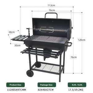 Griglia da campeggio di pollo all'aperto nuovo arrivo griglia americana per Barbecue automatico a carbone rotante Barbecue all'aperto - Product Image 4