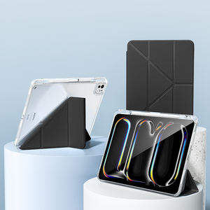 2024 nouveauté Y pli doux bébé peau silicone dos tablette étui pour <span class=keywords><strong>iPad</strong></span> pro5 11 pouces - Product Image 4