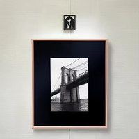 Marco Metálico Dorado Rosa Versátil para Pósteres A4, para Recuerdos de Boda y Exhibición de Fotografía, Marco de Aluminio Resistente para Fotos