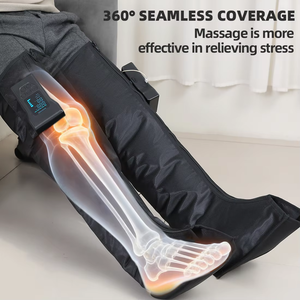 360 °   Massaggiatore per <span class=keywords><strong>Gambe</strong></span> a 5 Camere d'Aria con Copertura Senza Interruzioni, Vibrazione <span class=keywords><strong>e</strong></span> Riscaldamento per Ginocchia, Cosce, Polpacci <span class=keywords><strong>e</strong></span> Piedi - Product Image 3