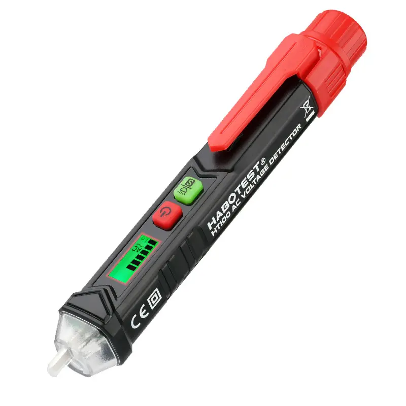 एसी डीसी वोल्टेज बैटरी परीक्षण पेंसिल वोल्टेज डिटेक्टर कलम गैर-संपर्क आगमनात्मक