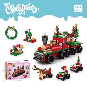Lele <span class=keywords><strong>Brothers</strong></span> Nuevo Juguete Educativo de Navidad, Muñeco de Nieve de 40 Piezas, Bloques de Construcción de Plástico ABS para Niños, Adornos - Product Image 2