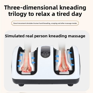 Masseur Shiatsu pour les jambes et les pieds, amélioration de la circulation, soulagement de la douleur, télécommande sans fil, machine de massage des mollets, soulagement de la fasciite plantaire - Product Image 3