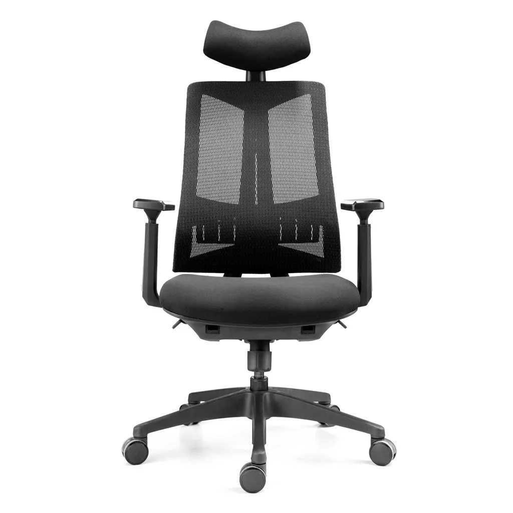 Silla de oficina ergonómica con respaldo alto para ordenador, asiento de escritorio con soporte Lumbar ajustable, novedad