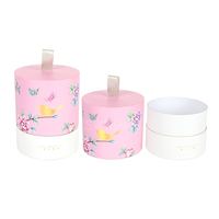 Boîte en tube de papier rond personnalisée, emballage cadeau en carton cylindrique pour pot de bougie parfumée, boîte de conteneur de bougie de luxe