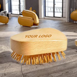 Spazzola per Capelli Artigianale in Legno Naturale con Perni in Bambù per Massaggio del Cuoio Capelluto e Districante per Tutti i Tipi di Capelli, Pettine Comune per Uso Domestico - Product Image 3