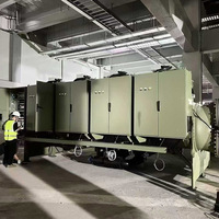 Unité de réfrigération rotative à refroidissement par eau automatique SEVIS pour économie d'énergie commerciale, COP 6.18kW/kW, congélation rapide des fruits de mer