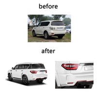 Kit carrosserie haut de gamme RSS Model Patrol, pare-chocs, calandre, phares pour Nissan Patrol Y62 2010-2019 Facelift