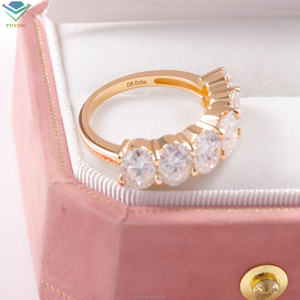 Anillo de Compromiso y Boda de Oro Blanco Vintage para Joyería, Diamante de Corte Marquesa Cultivado en Laboratorio, VS1, Certificado IGI - Product Image 3