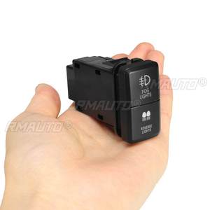 12V Car Dual <b>LED</b> <b>Light</b> <b>Bar</b> Rear Spot <b>Light</b> On-Off Push Switch Button <b>Light</b> Button for Toyota Landcruiser Prado Hilux Reiz - Product Image 3