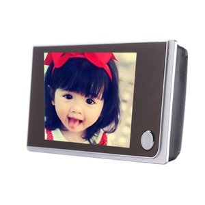 Caméra de sonnette électronique œil de chat avec grand angle de vue, design visible pour œil de porte, alimentée par piles AAA, modèle 520A, miroir de porte - Product Image 2