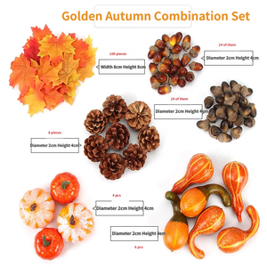 Decoración <span class=keywords><strong>de</strong></span> Halloween: Cubo para vino con marco <span class=keywords><strong>de</strong></span> madera, corona <span class=keywords><strong>de</strong></span> hojas <span class=keywords><strong>de</strong></span> arce, calabaza y paja para exteriores, ideal para centros comerciales y parques <span class=keywords><strong>de</strong></span> atracciones. - Product Image 4