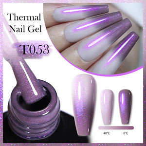 BORN PRETTY PRO Smalto Gel Termico Senza Hema in 14 Colori, Cambia Colore con la <span class=keywords><strong>Temperatura</strong></span>, 3 Strati, Smalto per Unghie per Salone - Product Image 3