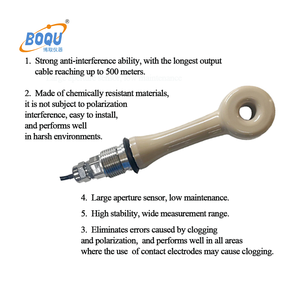 Sensor TDS Digital RS485 de Alta Calidad para Biofarmacéutica IECS-DNPA, para NaOH, <span class=keywords><strong>H2SO4</strong></span>, KOH, HF, PEEK, para Altas Temperaturas - Product Image 3