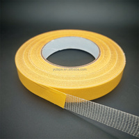 Ruban adhésif double face jaune personnalisé 20mm*25m, haute adhérence, pour fixation de plaques de voiture, fixation de tapis de mariage, et maille de raccordement